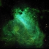 M17 Emission Nebula in Sagittarius SHO_Hubble colors SSRO Chile 2019-08-20