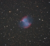 M27 planetary nebula in Vulpecula ZWO ASI091 from NJ 2019-09-08 