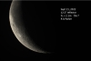 Moon crescent south pole 09-21-2022 RAP