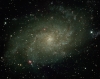 M33 NGC 598 spiral galaxy mean all Nov 13 2024 and Oct 25 2024 RAP NJ cropped rotated