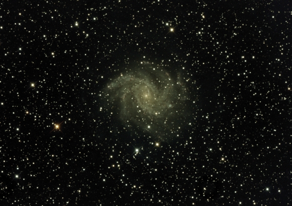 NGC 6946 Fireworks Galaxy in Cepheus 40 x 360 and 600 sec Sept 2024 and Aug 2025 RAP NJ