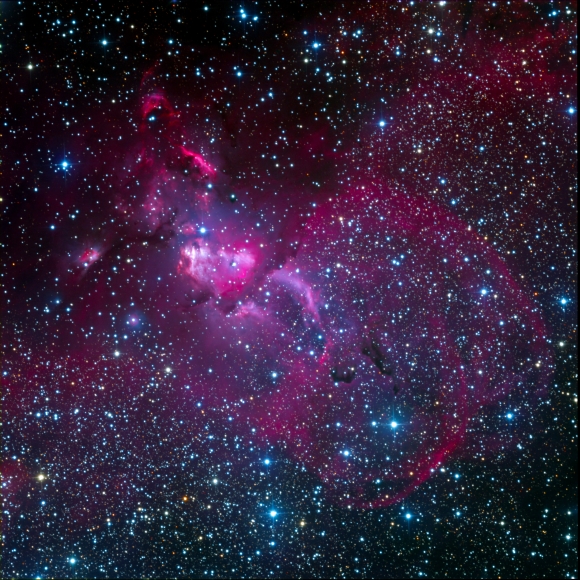 NGC 3576 nebula in Carina RAP Chile SSRO