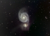 M51 Whirlpool Galaxy in Canes Venatici from NJ 2022-02-26 ASI2600